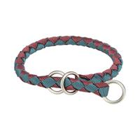 TRIXIE HALSBAND HOND CAVO HALFSLIP SANGRIA / PETROL 35-41X1,2 CM - thumbnail