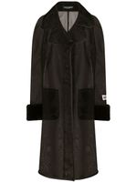 Dolce & Gabbana trench en organza KIM DOLCE&GABBANA - Noir