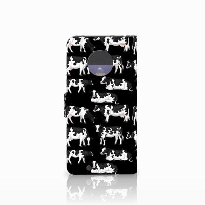 Motorola Moto G6 Telefoonhoesje met Pasjes Koetjes Motorola Moto G6 Telefoonhoesje met Pasjes Koetjes