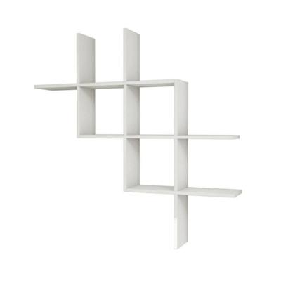 Homemania Wandschap Boite 125x22x125 Cm Wit