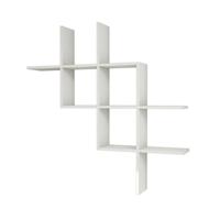 Homemania Wandschap Boite 125x22x125 Cm Wit