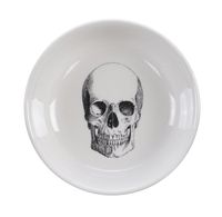 Zwart/Witte kom - Skull Design - 11 x 3cm 100m - thumbnail