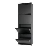 Schoenenkast BILLY 4 Black