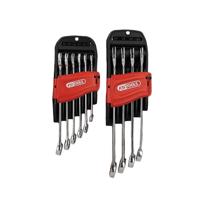 KS Tools - 922.0050 - Set van 10 metrische ringsteeksleutels 8-19 mm - Op houder - Chroom Vanadium - Satijn afwerking