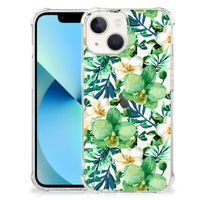 iPhone 13 mini Case Orchidee Groen