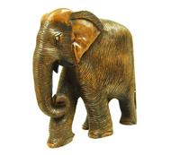 Houten Beeld Olifant (20,5 x 20 x 9 cm)