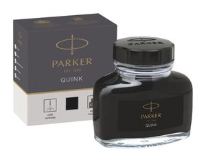 Vulpeninkt Parker Quink permanent 57ml zwart