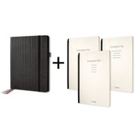 Sigel SI-CF133 Conceptum Flex Business Organiser A5 Zwart/Kunstleer + 3 Schriften - thumbnail