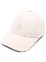 Brunello Cucinelli casquette à logo brodé - Tons neutres