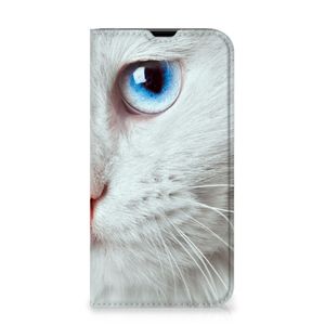 iPhone 13 Pro Hoesje maken Witte Kat