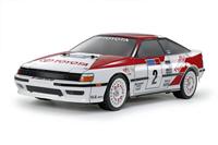Tamiya 47491 1:10 RC Toyota Celica GT-Four TT-02 Gelakt - Op afstand bestuurde auto, RC voertuig, modelbouw, bouwpakket voor montage, hobby, knutselen, RC modelbouw