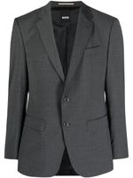 BOSS veste de costume à boutonnière - Gris