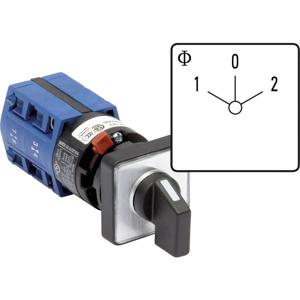 Kraus & Naimer CG4.A210.FS2 Lastscheidingsschakelaar 10 A 2 x 60 ° Grijs, Zwart 1 stuk(s)