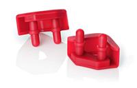 Noctua NA-SAVP5 chromax.red, Vibrationsdämpande Kuddar för 92 mm & 80 mm Noctua-Fläktar (16-pack, Röd)