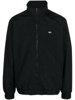 Tommy Jeans veste légère zippée à patch logo - Noir