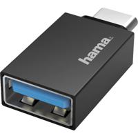 Hama 00200311 tussenstuk voor kabels USB Type-C USB Type-A Zwart - thumbnail