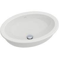 Villeroy & Boch Loop en Friends onderbouwwastafel 56x37.5cm zonder overloop zonder kraangat ceramic+ wit 616131R1