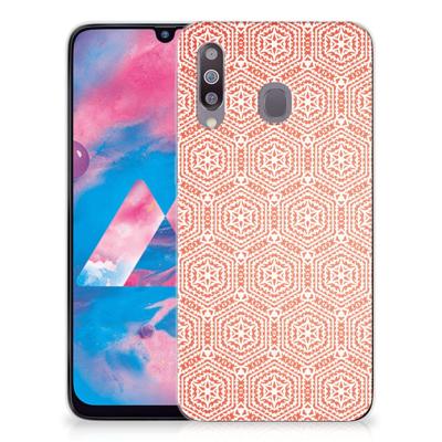 Samsung Galaxy M30 TPU bumper Pattern Orange