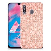 Samsung Galaxy M30 TPU bumper Pattern Orange
