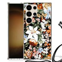 Case voor Samsung Galaxy S24 Ultra Dark Flowers