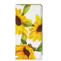 Smart Cover voor Samsung Galaxy A25 Zonnebloemen - thumbnail