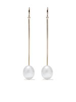 Mizuki boucles d'oreilles Bar en or 14ct à ornements