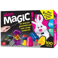 Happy Magic 100 Trucs + Pluche Konijn - thumbnail