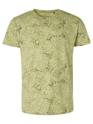 T-shirt crewneck allover printed sl lime