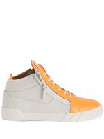 Giuseppe Zanotti baskets Frankie en cuir - Orange