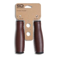 Selle Orient Orient Fiets Handvatten 135mm Bruin Kunstleer - thumbnail