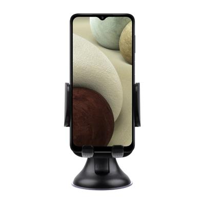 Shop4 - Samsung Galaxy A12 Autohouder Instelbare Raamhouder Zwart