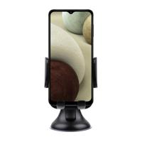 Shop4 - Samsung Galaxy A12 Autohouder Instelbare Raamhouder Zwart
