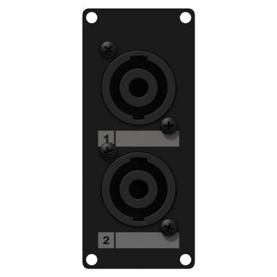 Caymon CASY142/B 2x Speakon naar terminal plaatje 1 space