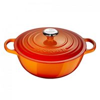 LE CREUSET - Signature - Marmite braadpan 26cm 5,30l Oranjerood