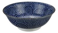 Blauw/Witte Kom - Mixed Bowls - 20,3 x 8cm 1000ml - thumbnail