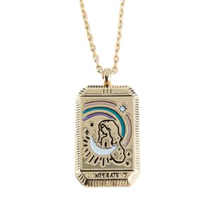 Amulet Messing Goudkleurig Tarot 'de Keizerin'