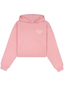 Sporty & Rich hoodie Wellness Studio à coupe crop - Rose