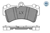 Remblokkenset, schijfrem MEYLE, Inbouwplaats: Vooras, u.a. fÃ¼r Audi, Porsche, VW