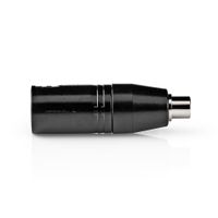 Nedis COTP15930BK Xlr-adapter Xlr 3-pins Male - Rca Female 1 St Metaal - thumbnail