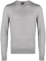 TOM FORD pull en maille fine - Gris