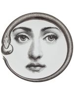 Fornasetti assiette imprimée - Blanc