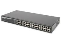 Digitus DN-95116 netwerk-switch Gigabit Ethernet (10/100/1000) Power over Ethernet (PoE) 1U Grijs - thumbnail