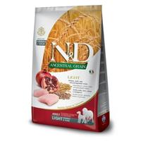 N&D ANCESTRAL GRAIN DOG LIGHT CHICKEN, SPELT, OATS AND POMEGRANATE ADULT MEDIUM & MAXI 12KG