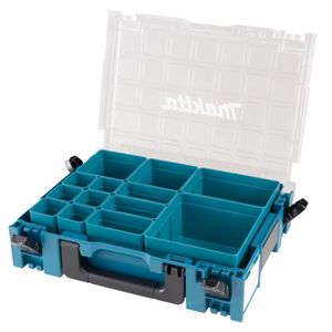 Makita Accessoires 191X80-2 | Mbox met transparant deksel en 13 uitneembare bakjes - 191X80-2