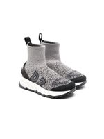 DSQUARED2 KIDS baskets en maille intarsia - Gris