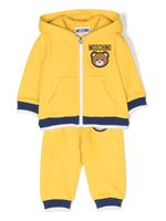 Moschino Kids survêtement à imprimé Teddy - Jaune