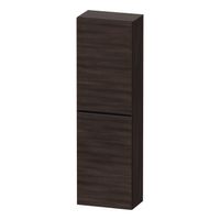 Hoge Kast Duravit D-Neo Kolomkast Wand 132 cm Rechtsdraaiend Mat Kastanje (Donker)