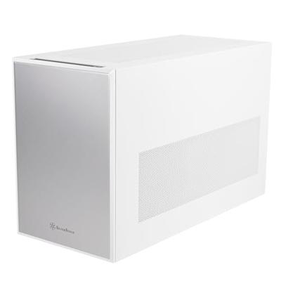 SilverStone Technology SUGO 17 SST-SG17W Witte Kubusvormige Premium Behuizing met ongeëvenaarde opnamecapaciteit voor componenten, wit