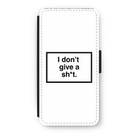 Don't give a shit: iPhone 7 Plus Flip Hoesje - thumbnail