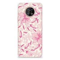 Nokia G50 TPU Case Pink Flowers - thumbnail